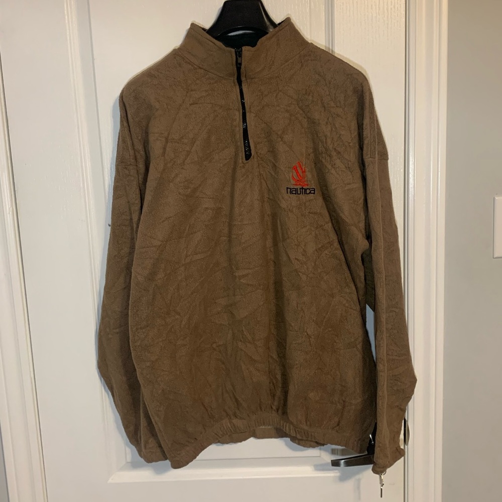 Vintage NAUTICA Fleece turtleneck for SALE!